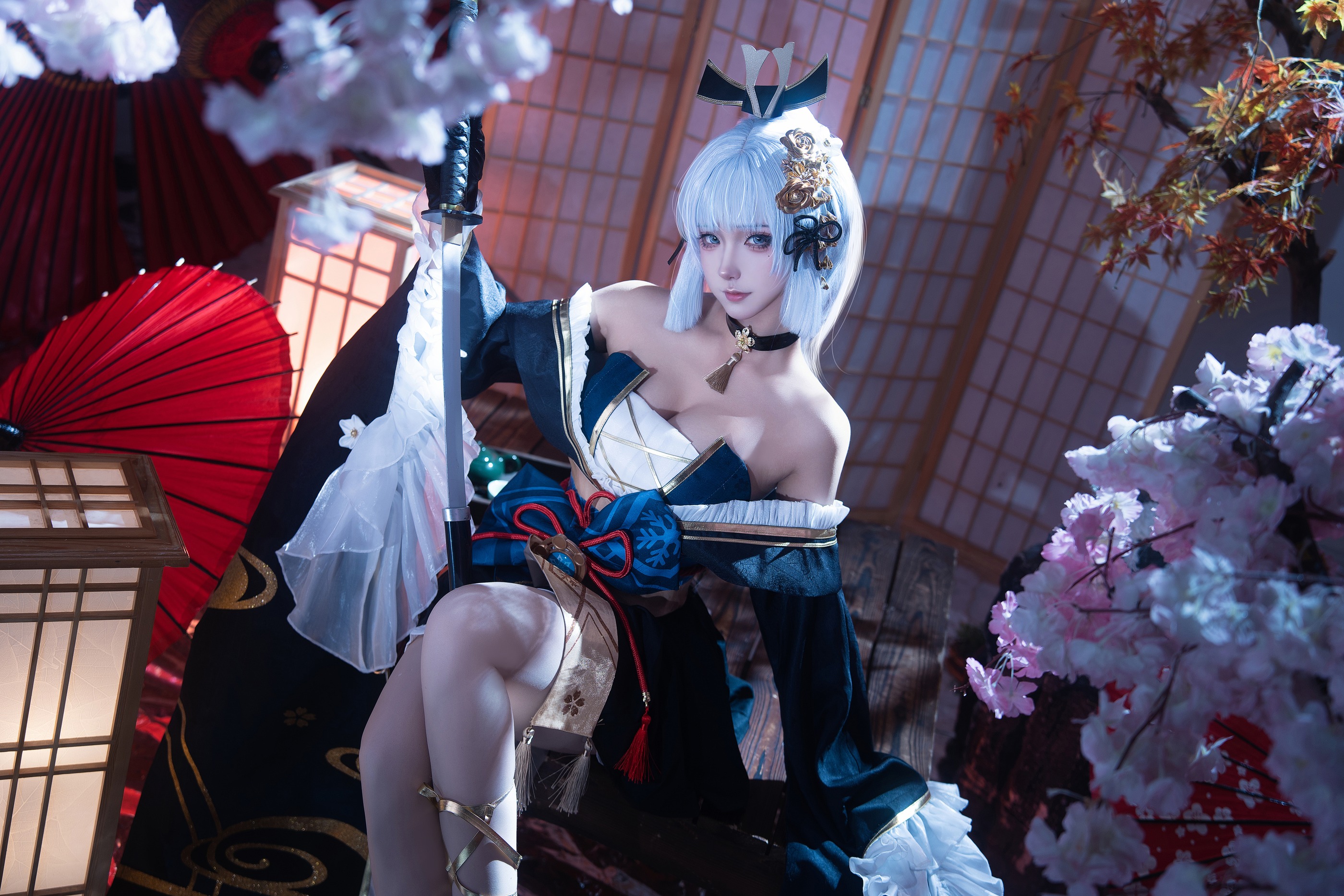 图片[1]-Seya-狮砸 – NO.024 原神 神里绫华·霜刃[12P]-XikXak